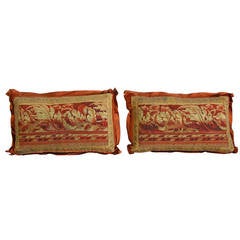 18th Century French Aubusson Tapestry Pillows