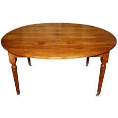 19th c. French Cherry Oval Table