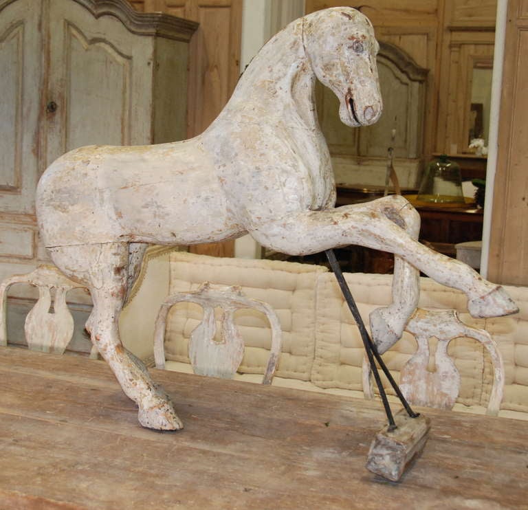 Early 19th Century Swedish Wooden Horse
