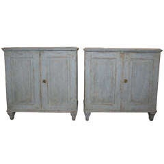 Pair of 19th Century Swedish Cupboards
