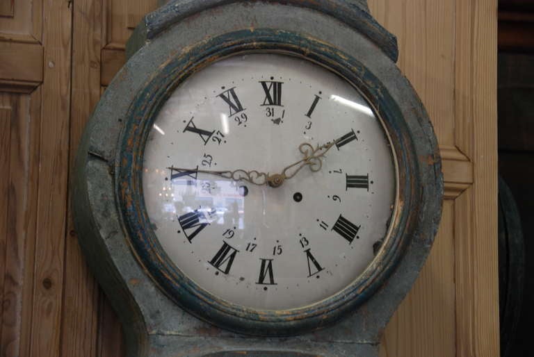 Early 19th Century Swedish Mora Case Clock 1