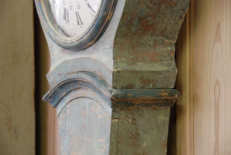 Early 19th Century Swedish Mora Case Clock 4