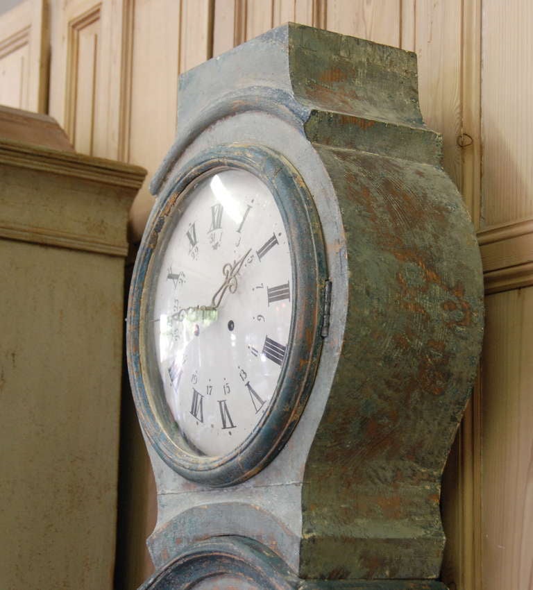 Early 19th Century Swedish Mora Case Clock 3