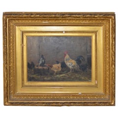 19th Century Original  Oil, Albert Charpin