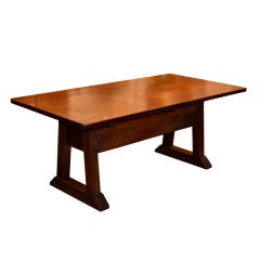 Oak table by Gustav Stickley