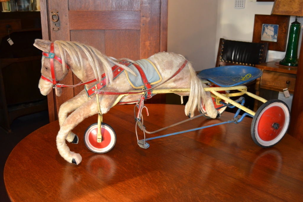 Toy Pedal Pony and Sulky by Steiff For Sale 2