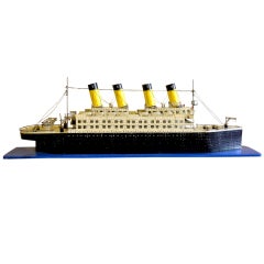 Vintage Titanic Model