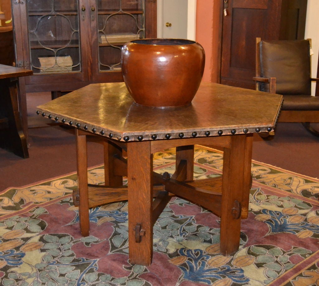 20th Century Monumental Dirk Van Erp Jardiniere For Sale