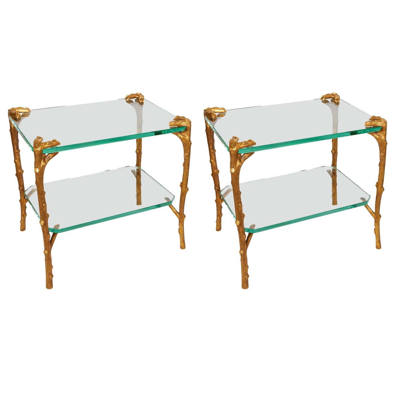 Pair Of Art Deco Bronze And Glass Side Tables Or Coffee Tables By - Pair Of Art Deco Bronze And Glass Side Tables Or Coffee Tables By P Eguerin pair of art deco bronze and glass side tables or coffee tables by - pair of art deco bronze and glass side tables or coffee tables by p eguerin