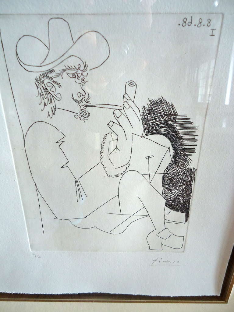 French Picasso Etching 