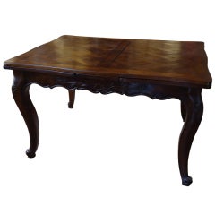 Antique French Provincial Parquetry Refectory Table