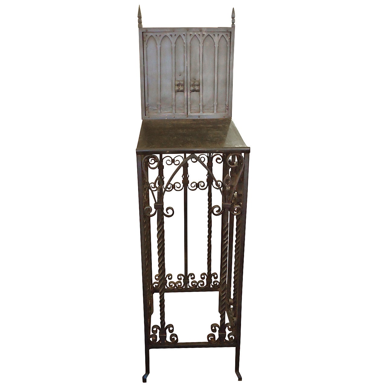 Gothic Wrought Iron Podium