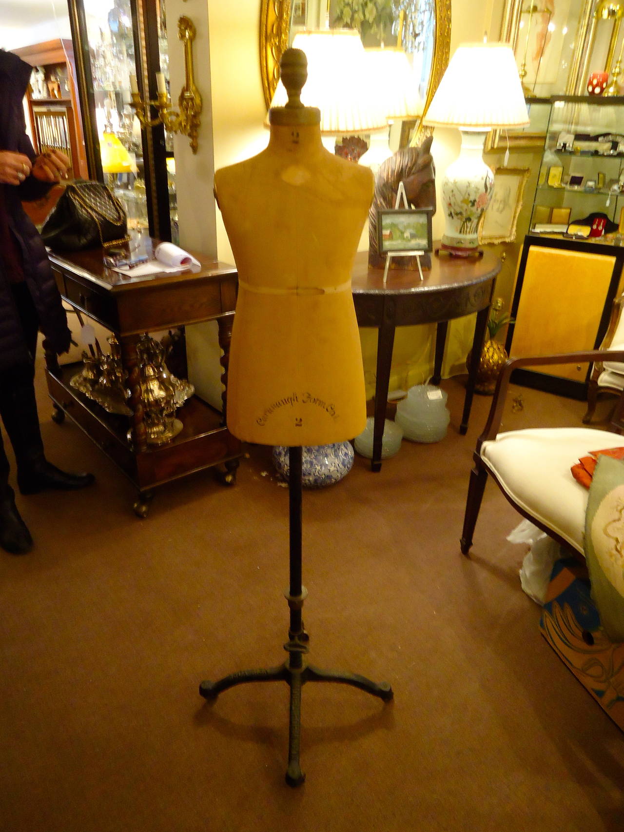 Rare Diminutive Dress Form Sculpture