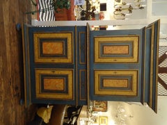 Very Large 19th century Continental Handpainted Armoire