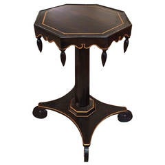 Fabulous Regency Style Octagonal Side Table