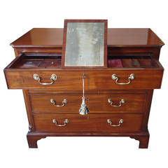 Fantastic George III Mahogany Bachelor's Chest