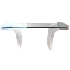 Used Fabulous Lucite Console