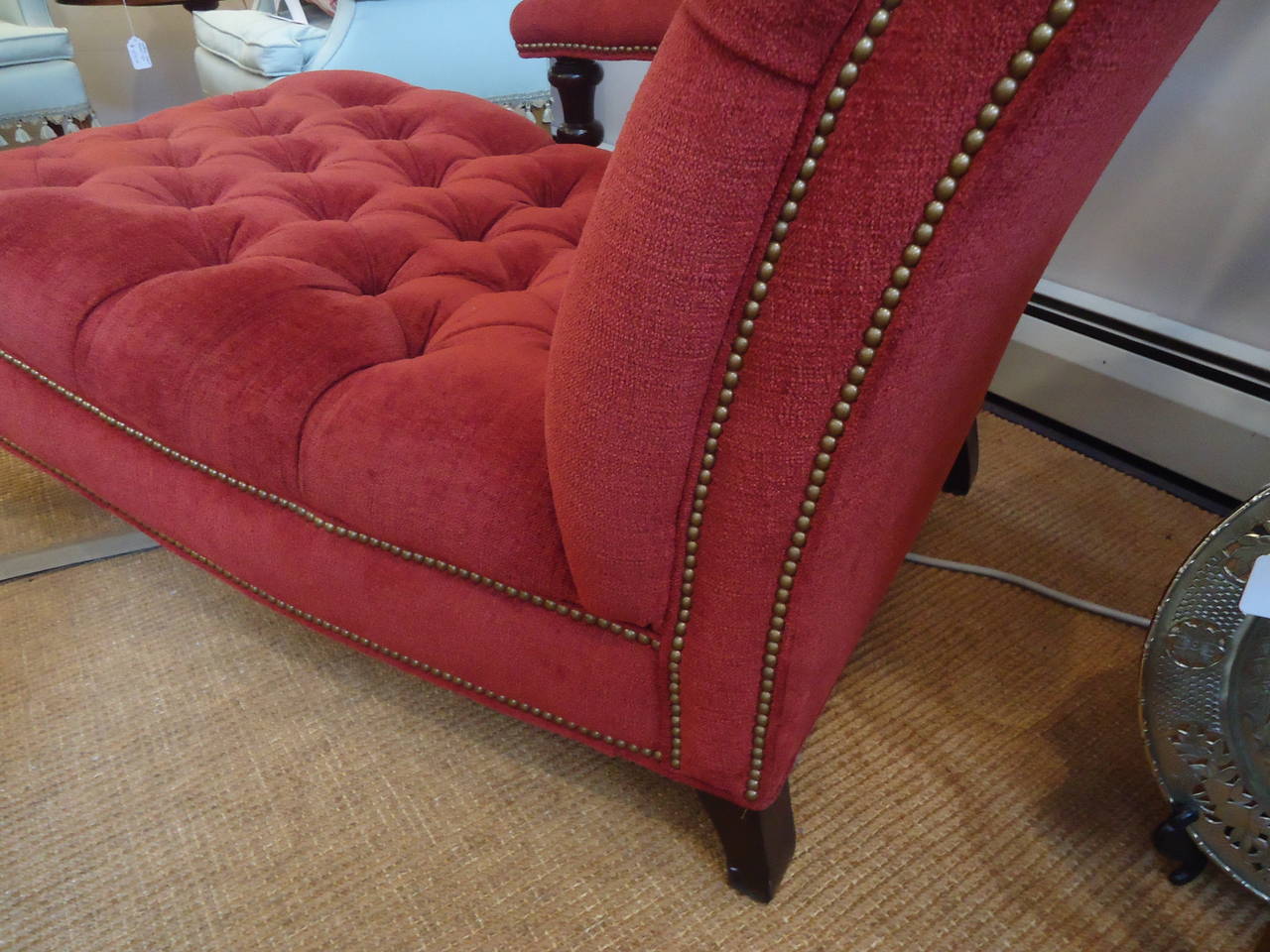 Luxurious English Style Tufted Chaise Longue 2