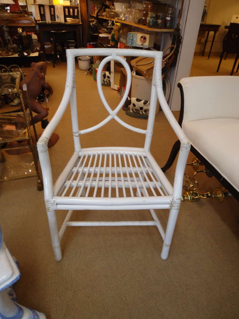 Set of 6 McGuire Armchairs