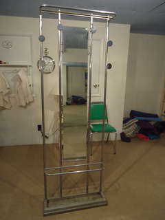 Art Deco Chrome Coat Rack