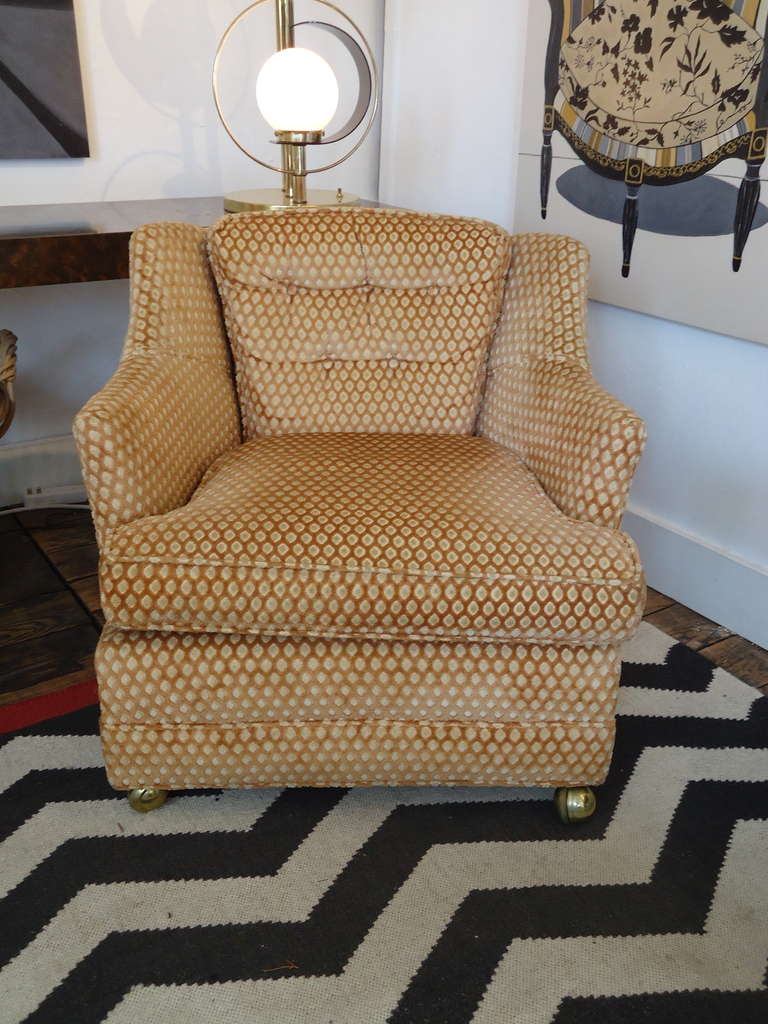 Pair of Midcentury Comfy Club Chairs