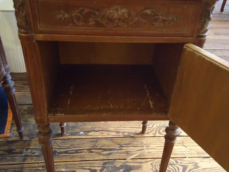 Lovely Pair of Vintage French Mirrored Night Tables at 1stdibs