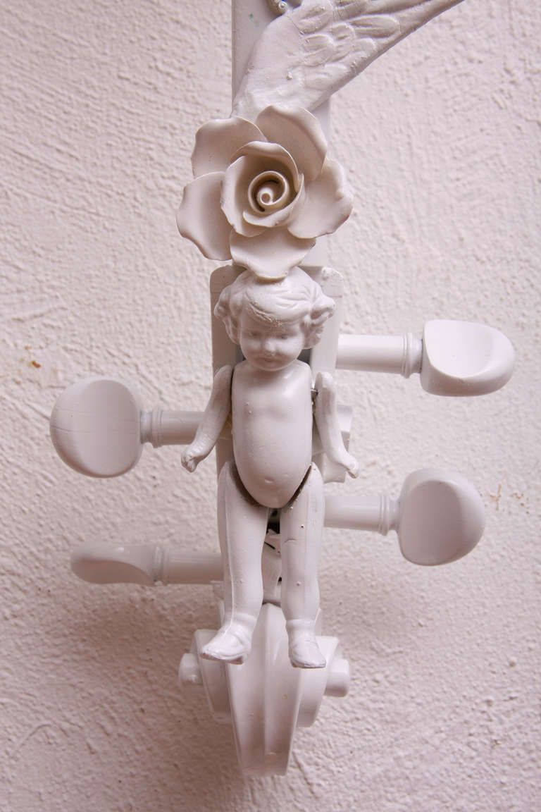 American White Assemblage Sculpture For Sale