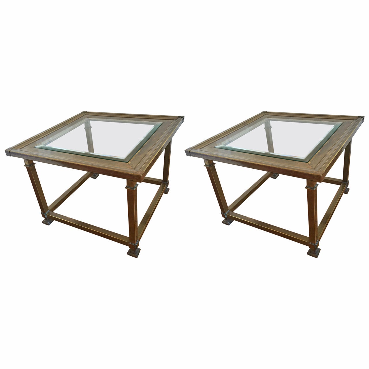 Pair of Mastercraft Mid-Century Modern End Tables