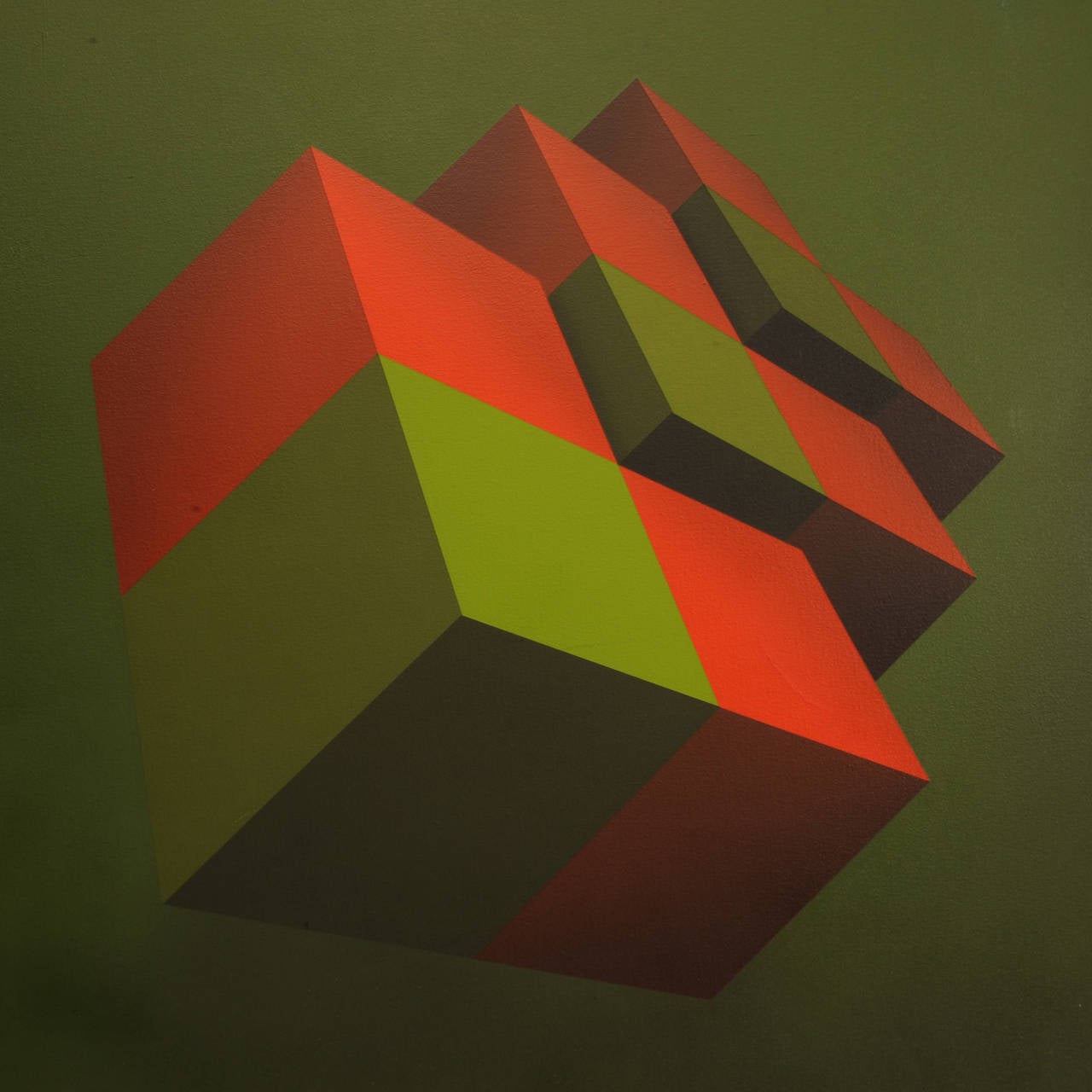 Cool Cube Module Painting by Marko Spalatin