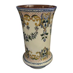Antique Gien Ceramic Vase