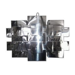 Curtis Jere Midcentury Modern Chrome Light Fixture Curtis Jere Midcentury Modern Chrome Light Fixture