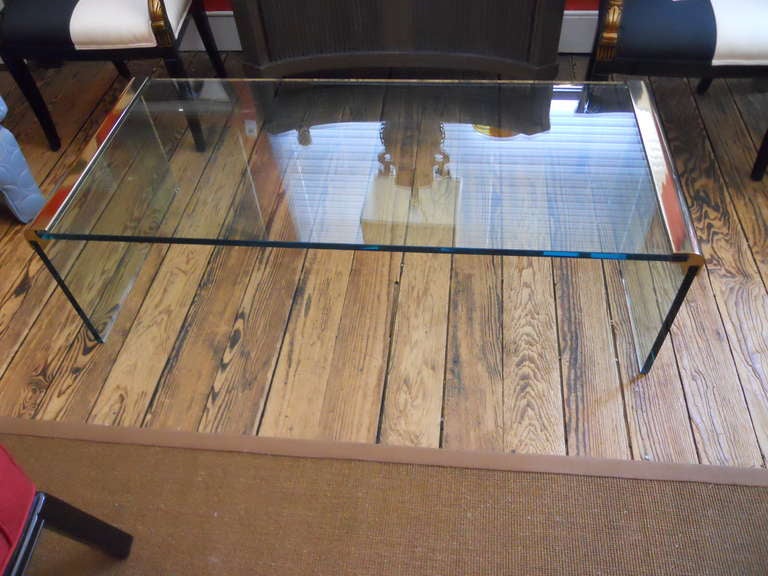 Mid-Century Modern Pace Waterfall Coffee Table
