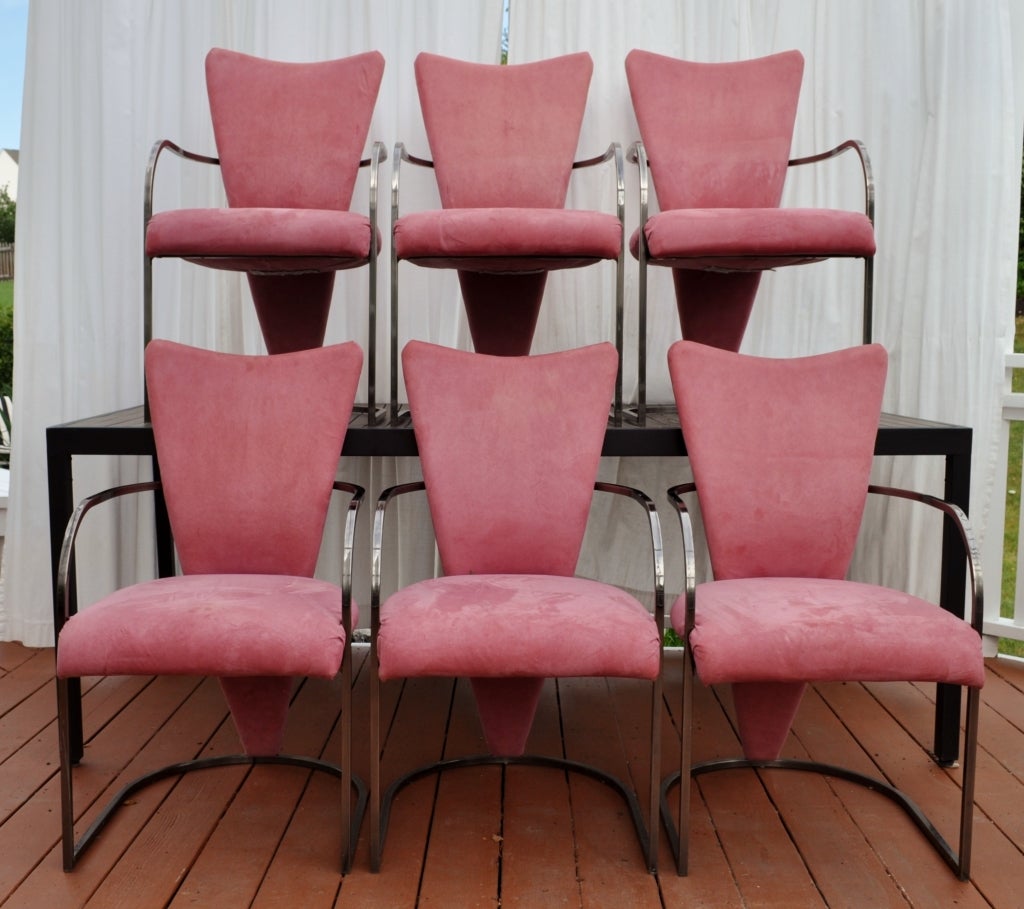 Six Design Institute of America Postmodern Dining Chairs