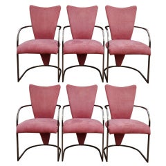 Six Design Institute of America Postmodern Dining Chairs