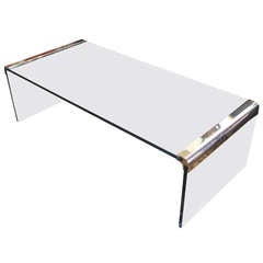 Retro Pace Waterfall Coffee Table