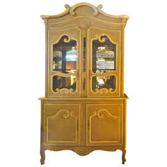French Country Two Piece Cabinet