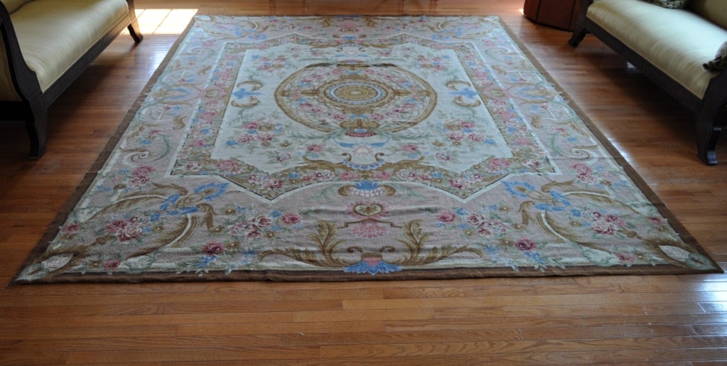 Large French style Needlepoint Rug