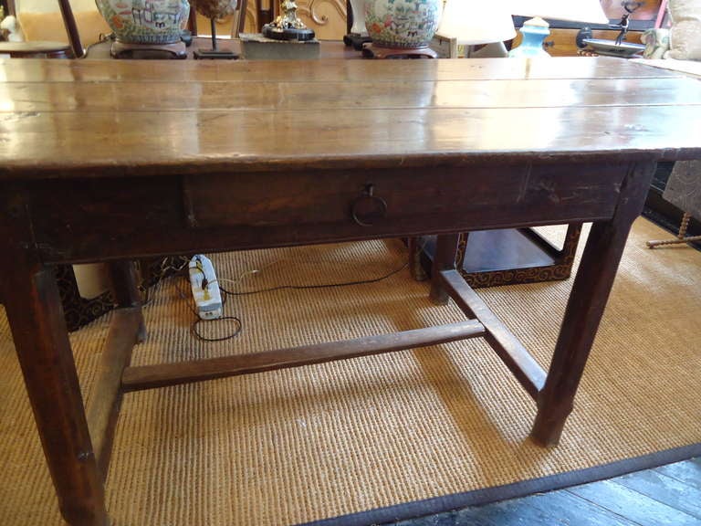 18th Century and Earlier Antique French Farm Table Desk