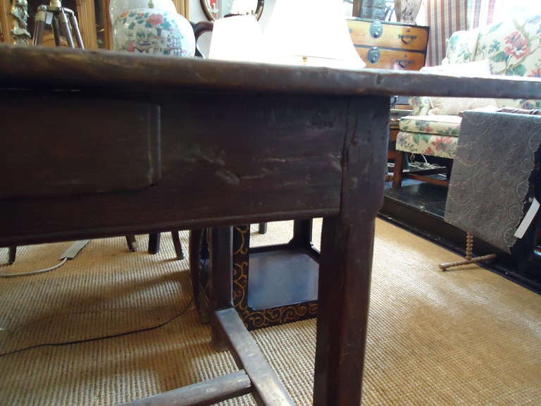 Antique French Farm Table Desk In Excellent Condition In Hopewell, NJ