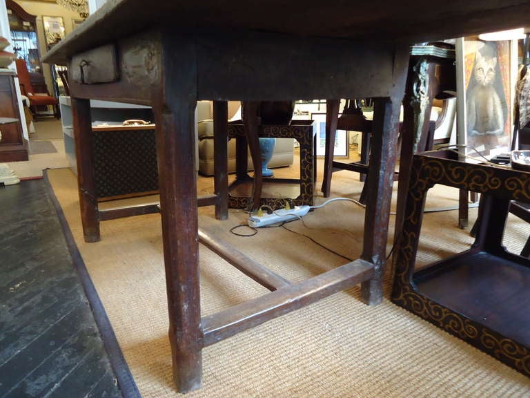 Antique French Farm Table Desk 2