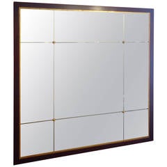Square Barbara Barry Etched Glass Mirror