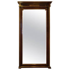 Monumental French Empire Style Pier Mirror