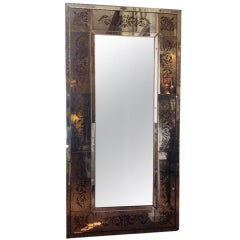 Elegant and large Venetian style Floor Mirror