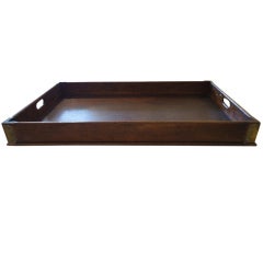 Handsome antique English Butler's Tray