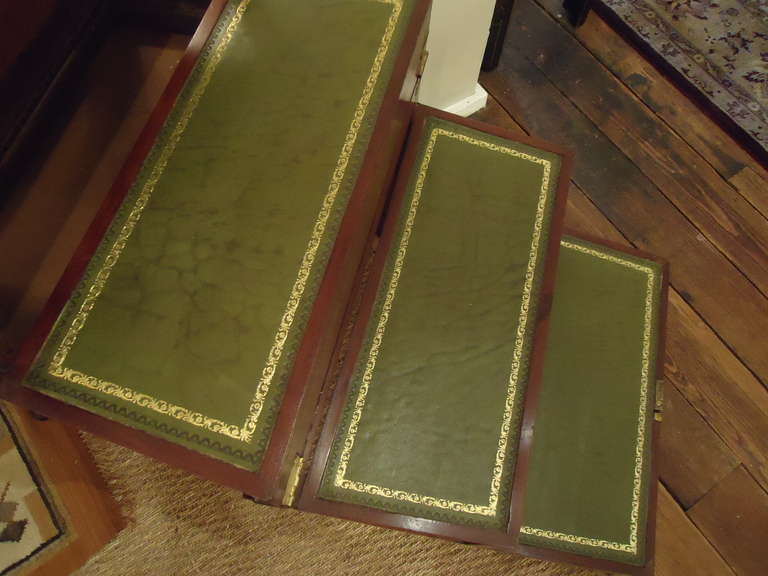 Metamorphic English Regency Library Steps & Chair In Excellent Condition In Hopewell, NJ