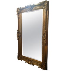 Enormous and Ornate Gilded Mirror