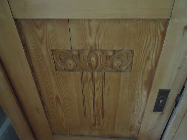 pine hutch cabinet