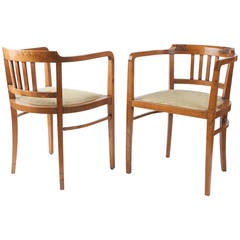 Pair of Chic Biedermeier Style Armchairs