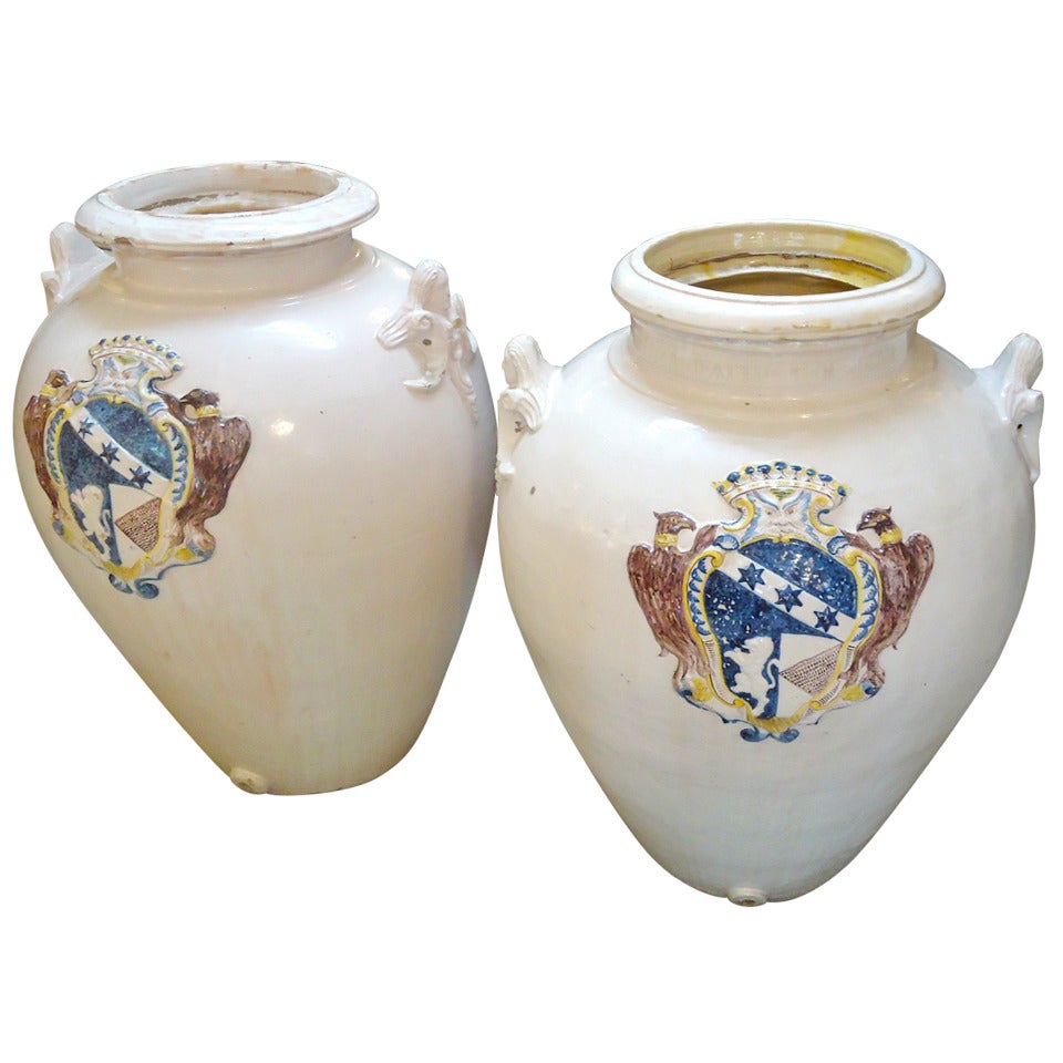 Large Ceramic Urns 5 For Sale on 1stDibs