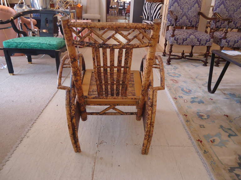 Mid-20th Century Wonderful Bamboo Club Chair